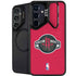 NBA Houston Rockets Distressed Galaxy S24 FE Kickstand Case